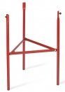 Vaello Red Steel Reinforced Tri Pod Stand for Gas Burners