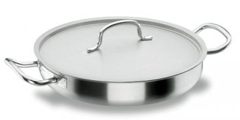 Lacor Chef 3 Qt - 2.7 Lts Round Dish / Paella Pan with Lid