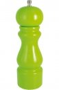 Marlux 8" - 20cm Green Lacquered Wood Pepper Mill 