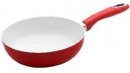 Ibili Deep Red Skillet Pans with Ceramic Coating