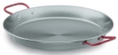 Lacor Carbon Steel Paella Pans with Red Handles