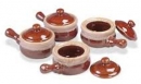 Deluxe Onion Soup Bowls with Lid Set of 4 
