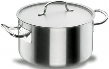 Lacor Chef 2.3 Qt - 2.1 Lts Deep Casserole Pot with lid 