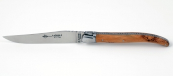 Authentic Laguiole OLIVE WOOD Folding Steak Knife