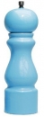 Marlux 8" - 20cm Turquoise Lacquered Wood Pepper Mill