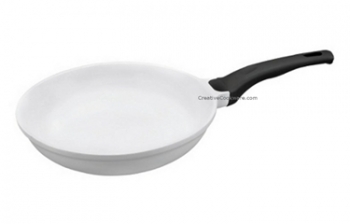 Lacor 9.5 - 24cm White Ceramic Fry Pan
