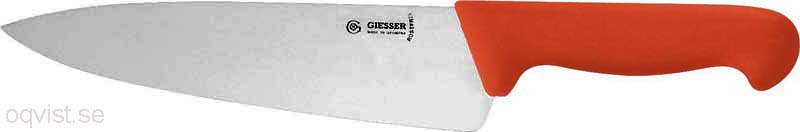 Giesser Messer 9" 23cm Color Coded Chef Knife RED (Raw