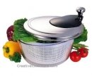 Lacor 3.5 Qts Salad Spinner Acrylic / Stainless Steel