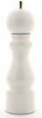Marlux 8" - 20cm White Lacquered Wood Pepper Mill