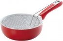 Ibili 7" - 18cm Red Fryset Pan with Ceramic Coating