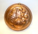6.75" Copper Round Fruit Mold HOT DEAL