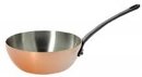 De Buyer Inocuivre First Class Curved Splayed Pans with Cast Iron Handle